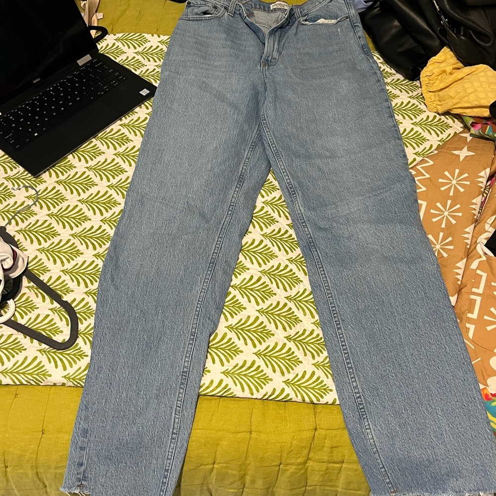 Abercrombie & Fitch Light Blue Straight Leg Jeans
